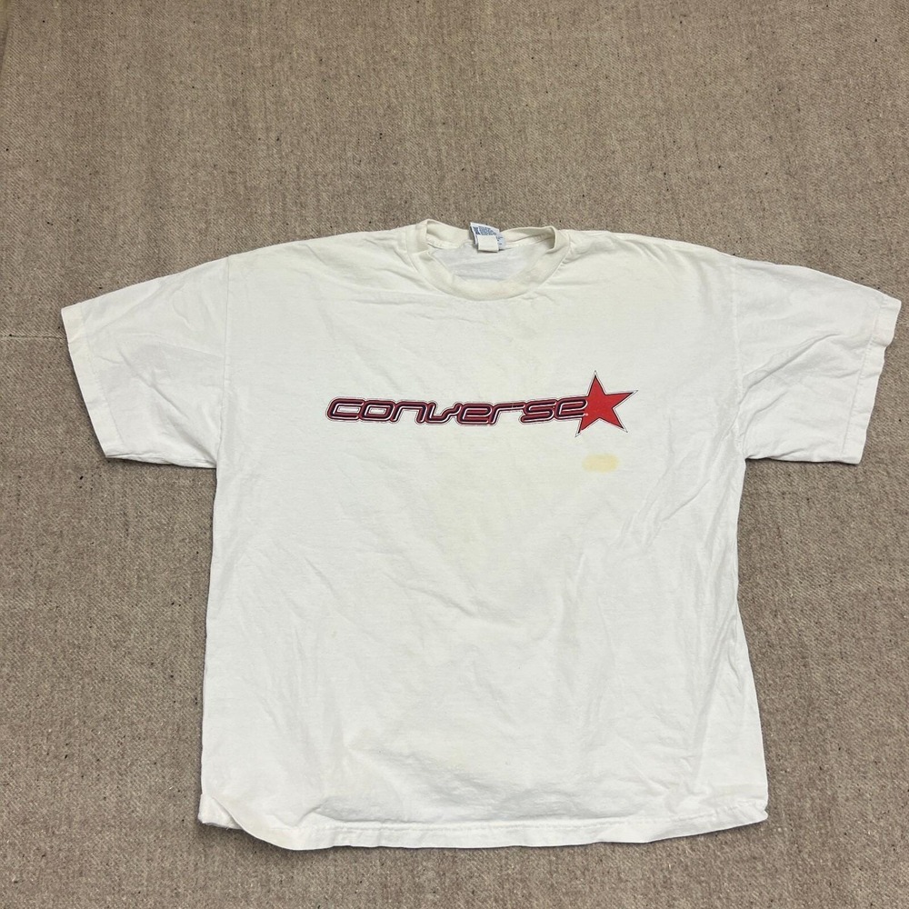 Vintage Converse Shirt Mens XXL Whiet 1990s USA